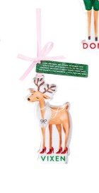 Santa's Reindeer Ornaments