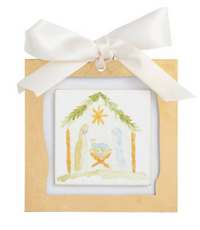 Gold Painted Acrylic Ornaments