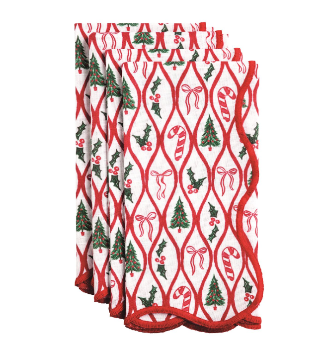 Christmas Pattern Dinner Napkin Set