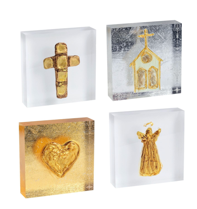 Gold & Silver Acrylic Plaques