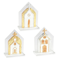 Painted Acrylic Churches
