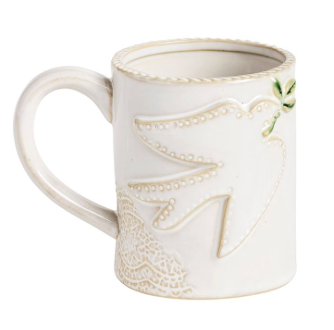 White Christmas Mugs