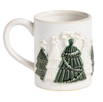 White Christmas Mugs