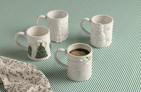 White Christmas Mugs