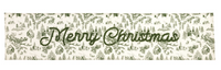Green Toile Table Runner