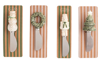 White Christmas Figural Spreaders