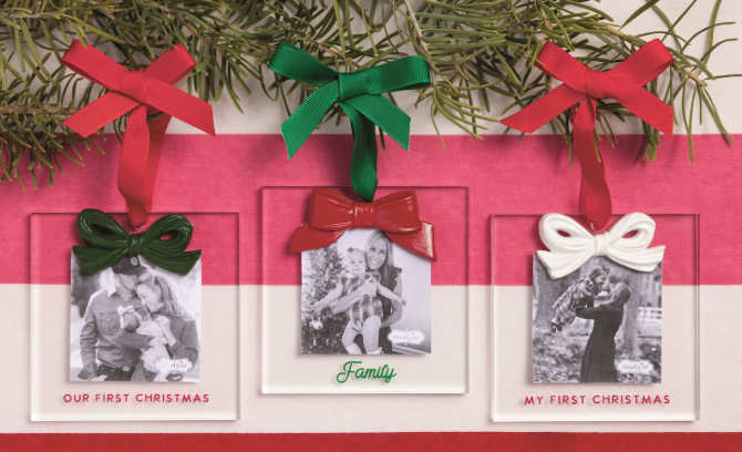 Bow Frame Ornaments