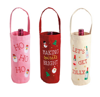 Holiday Wine Bags
