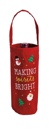 Holiday Wine Bags