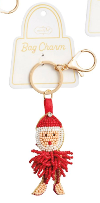 Holiday Beaded Bag Charms