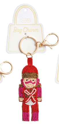 Holiday Beaded Bag Charms