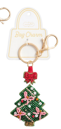 Holiday Beaded Bag Charms