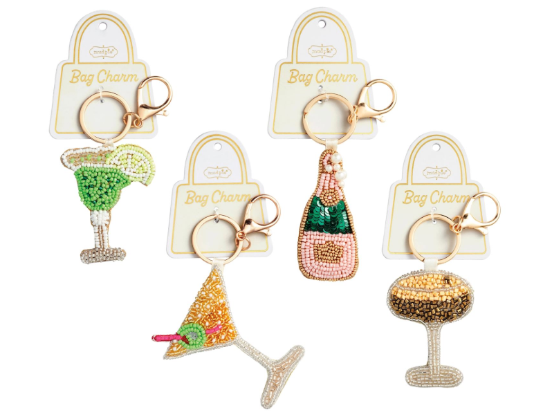 Cocktail Beaded Bag Charms