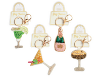 Cocktail Beaded Bag Charms