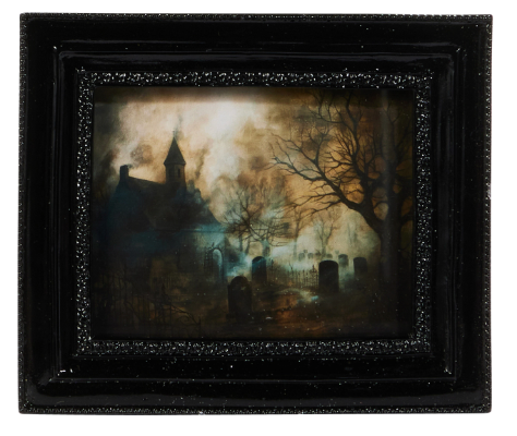 Spooky Nights Mini Framed Print