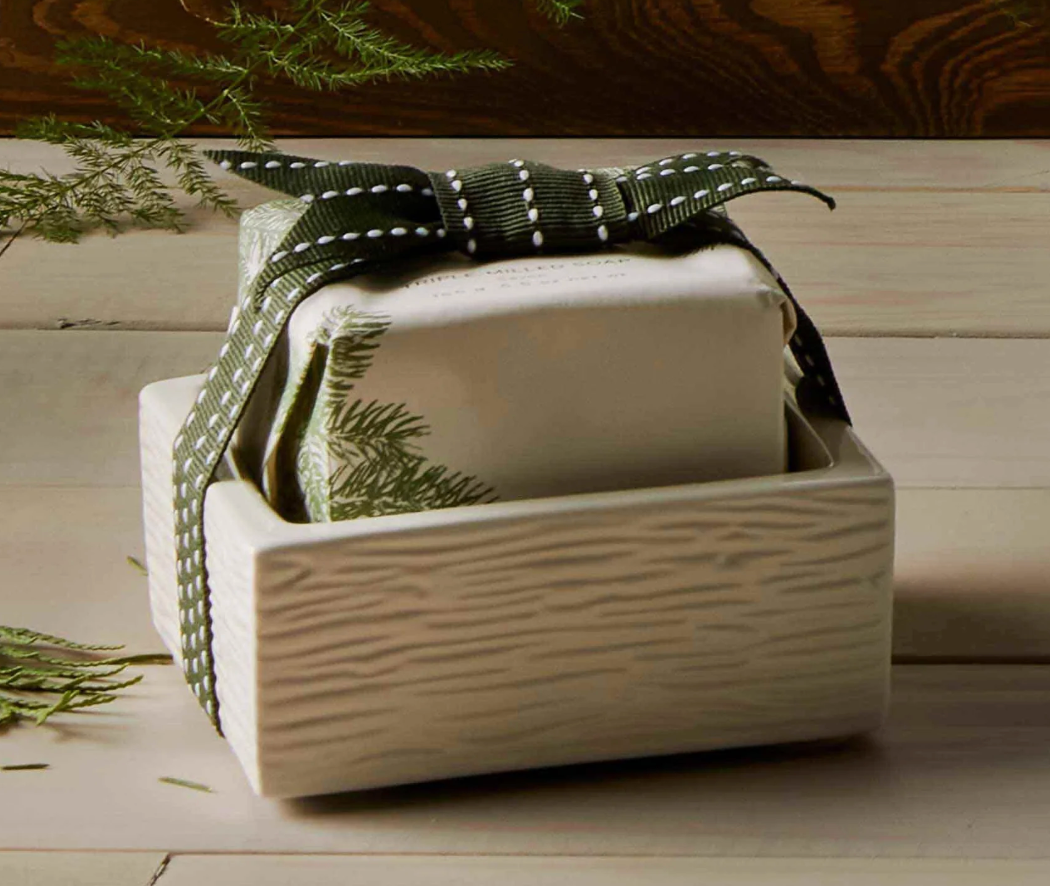 Frasier Fir Soap & Dish Set