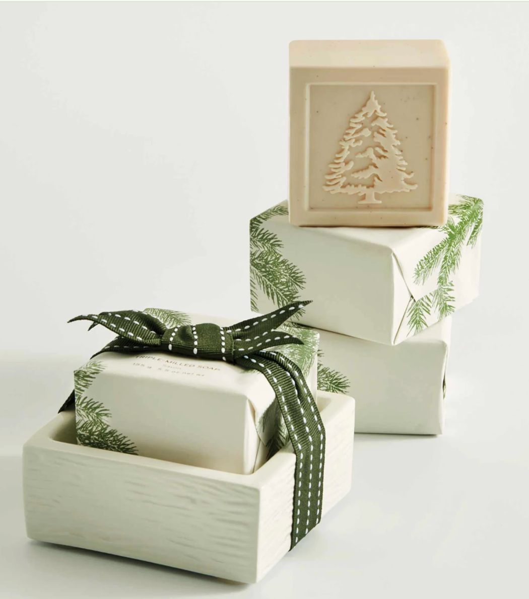 Frasier Fir Soap & Dish Set