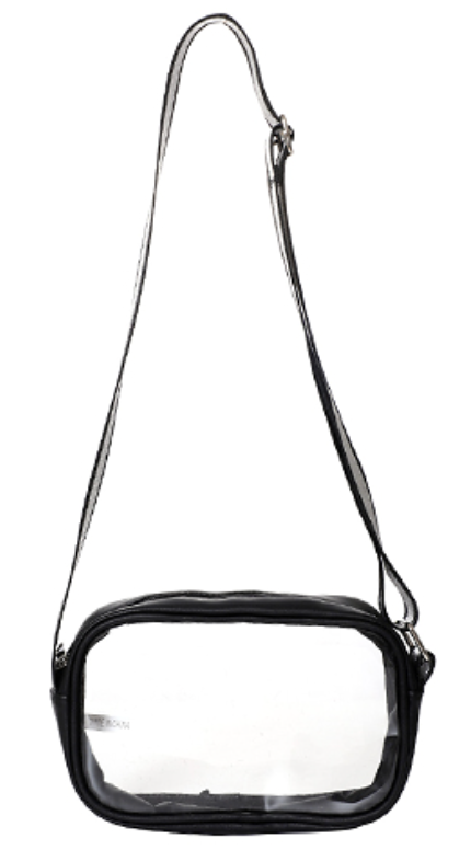 Rectangle Clear Crossbody with Strap