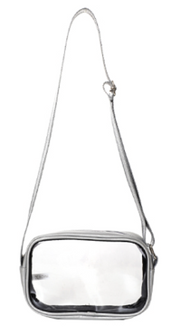 Rectangle Clear Crossbody with Strap