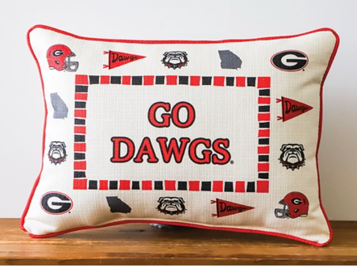 Georgia Collegiate Icon Pillow