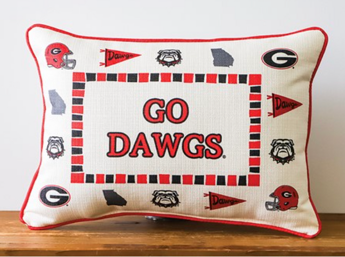 Georgia Collegiate Icon Pillow