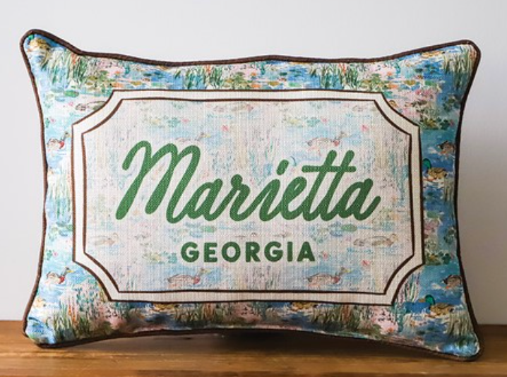 Duck Pond Pillow - Marietta