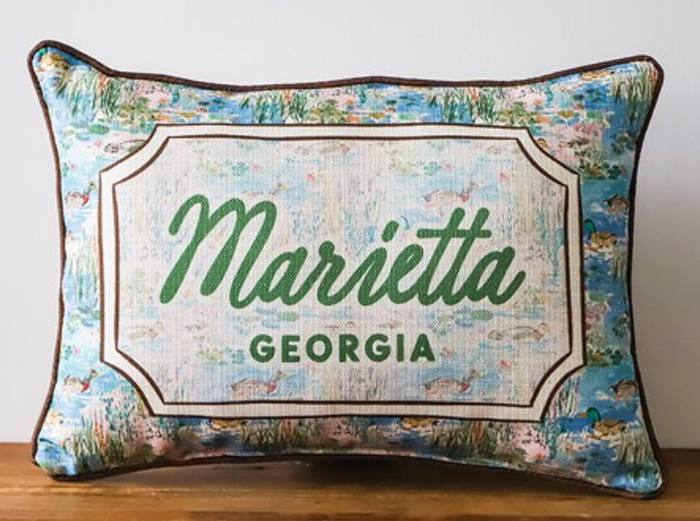 Duck Pond Pillow - Marietta