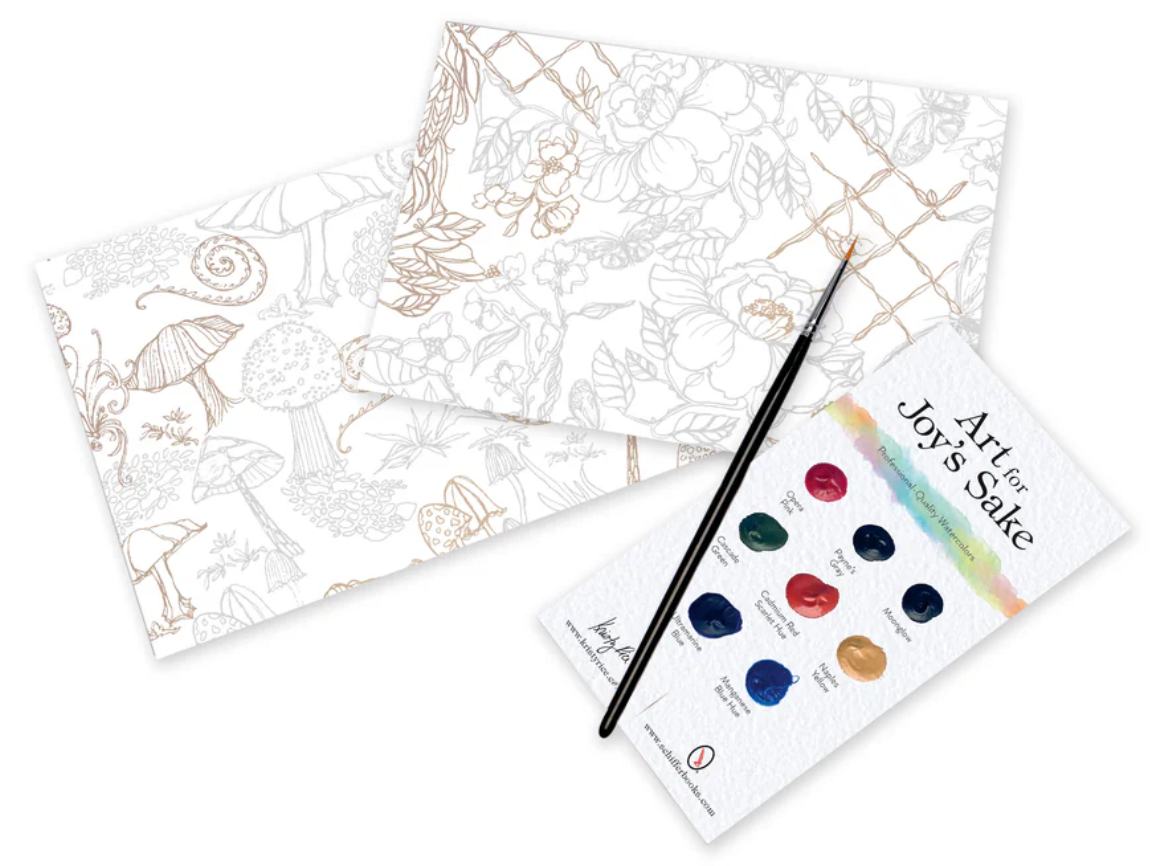 Watercolor Cards with Foil Touches