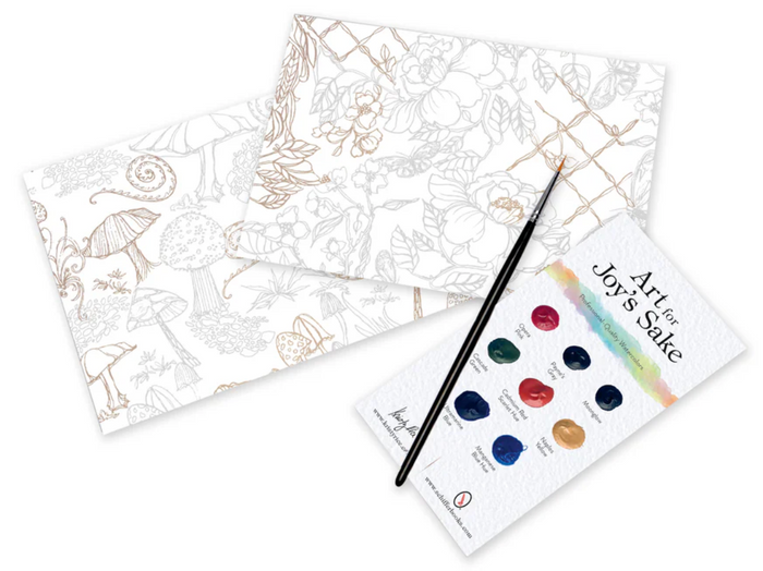 Watercolor Cards with Foil Touches