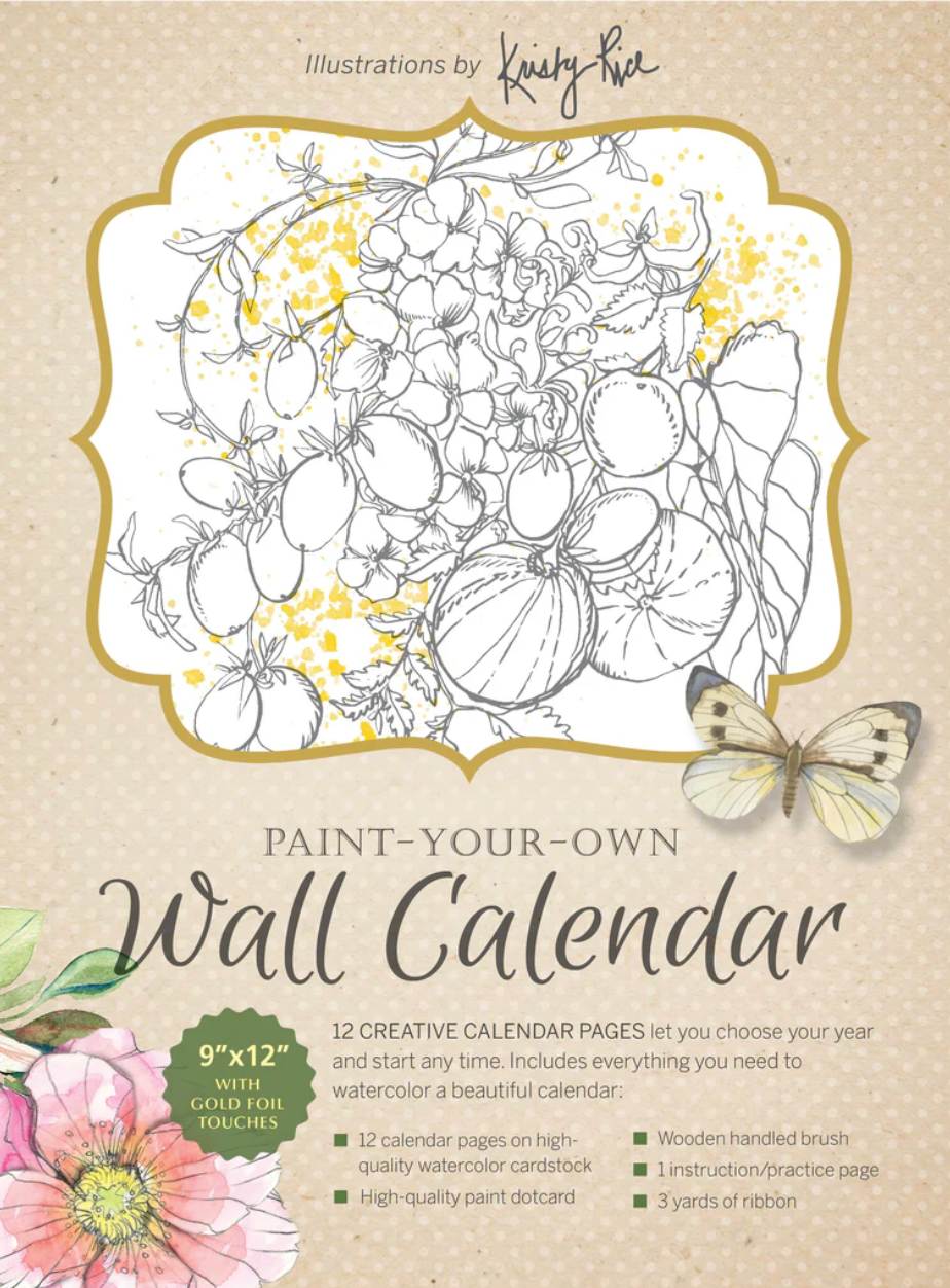 Paint Your Own Wall Calendar