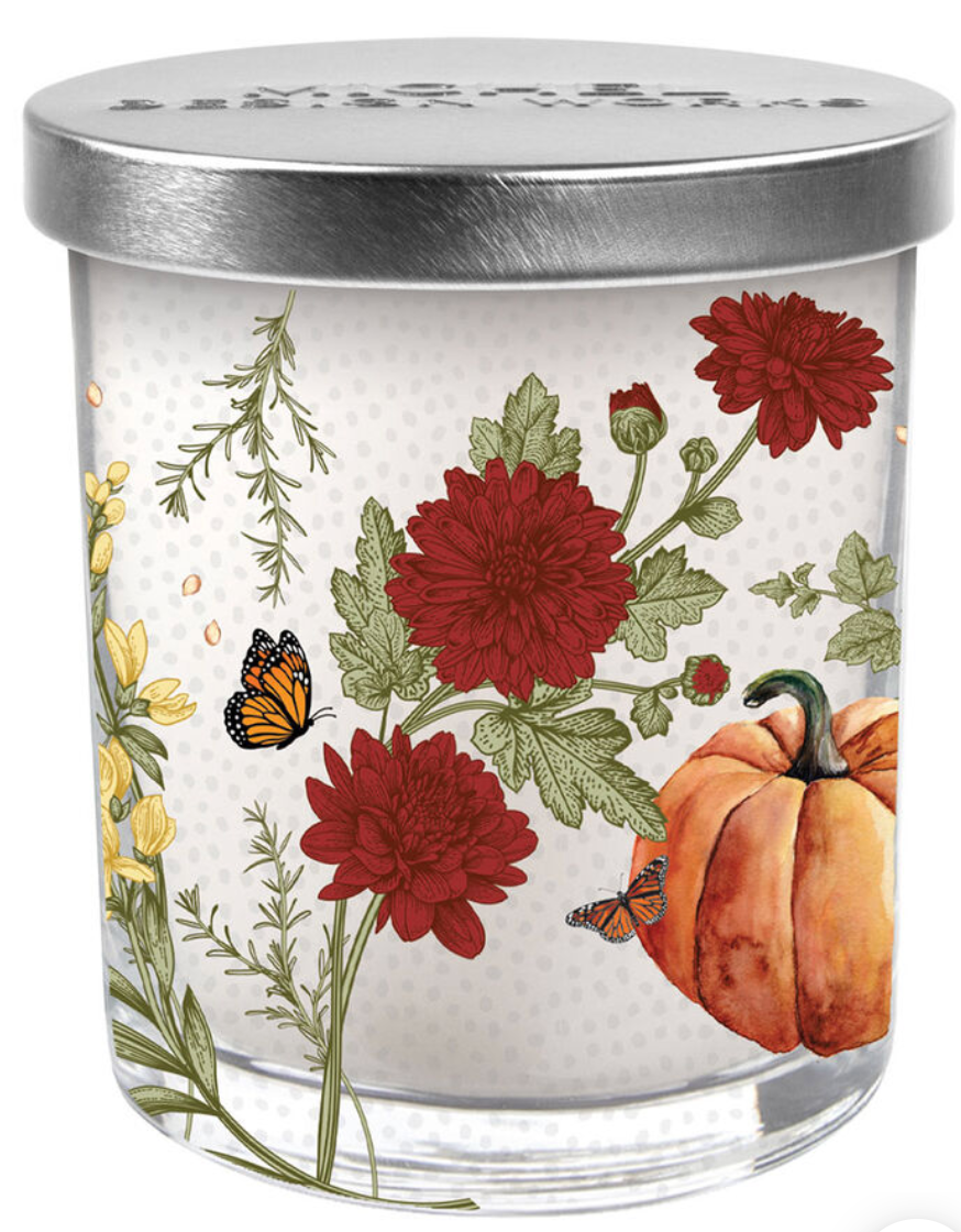 Pumpkin Delight Glass Candle