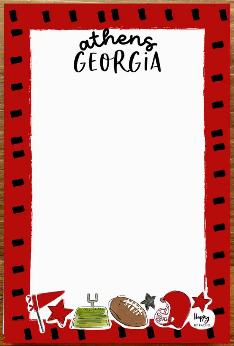 Collegiate Dash Border Notepad