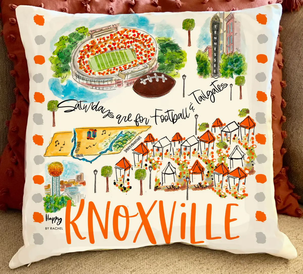 Double Sided Knoxville Pillow
