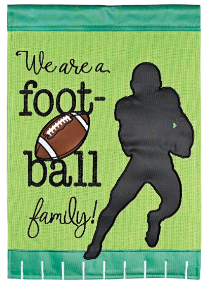 Football Family Garden Flag