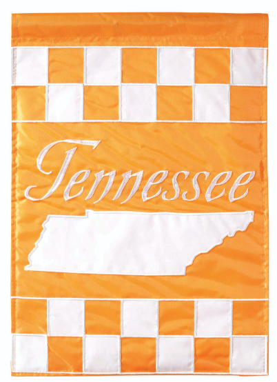 Tennessee Checkerboard Garden Flag