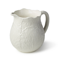 Le Jardin White Cabbage Pitcher