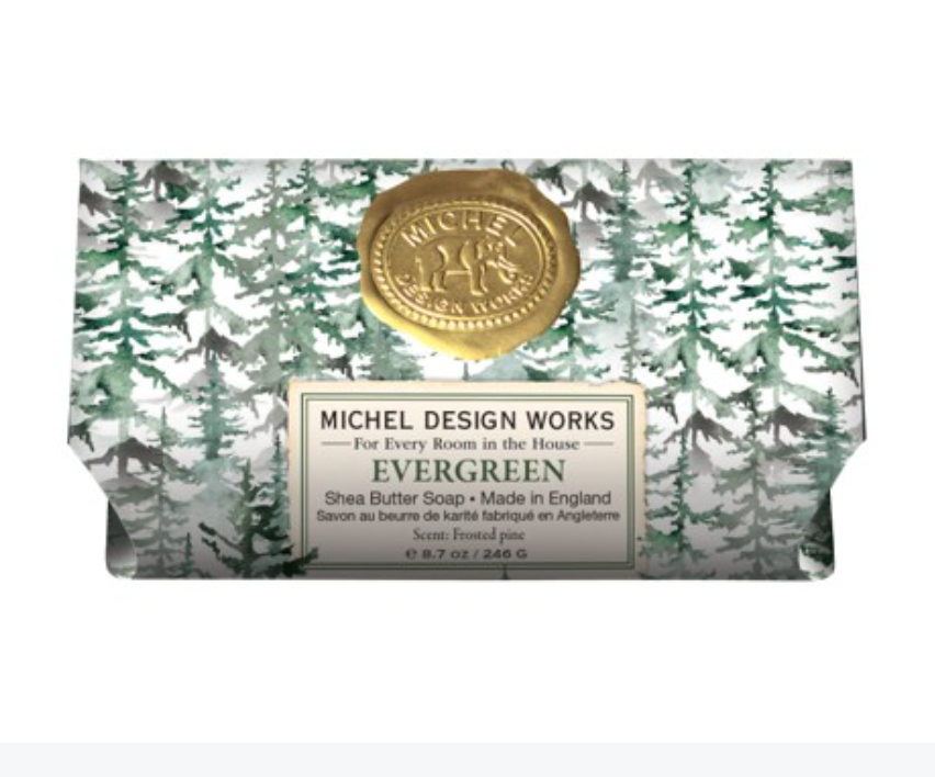 Evergreen Large Bath Soap Bar