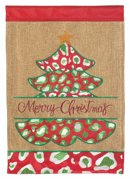 Christmas Tree Garden Flag