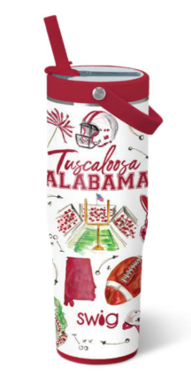Tailgates in Tuscaloosa To-Go Tumbler 30oz