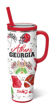 Tailgates in Athens Mega Mug 40oz