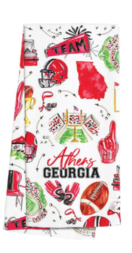 Tailgates in Athens Tea Towel