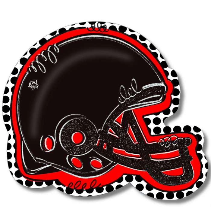 Red and Black Helmet Mini