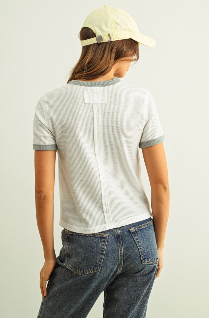 Waffle Fabric Top