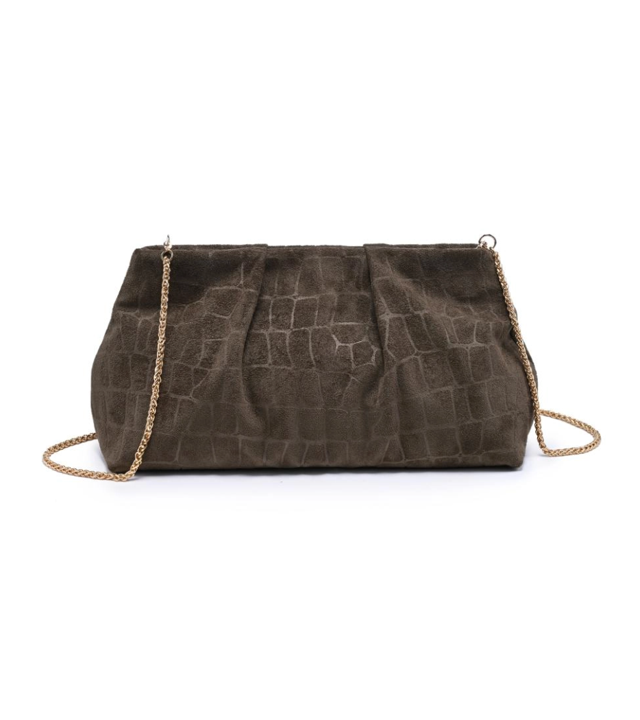 Elva Croco Clutch