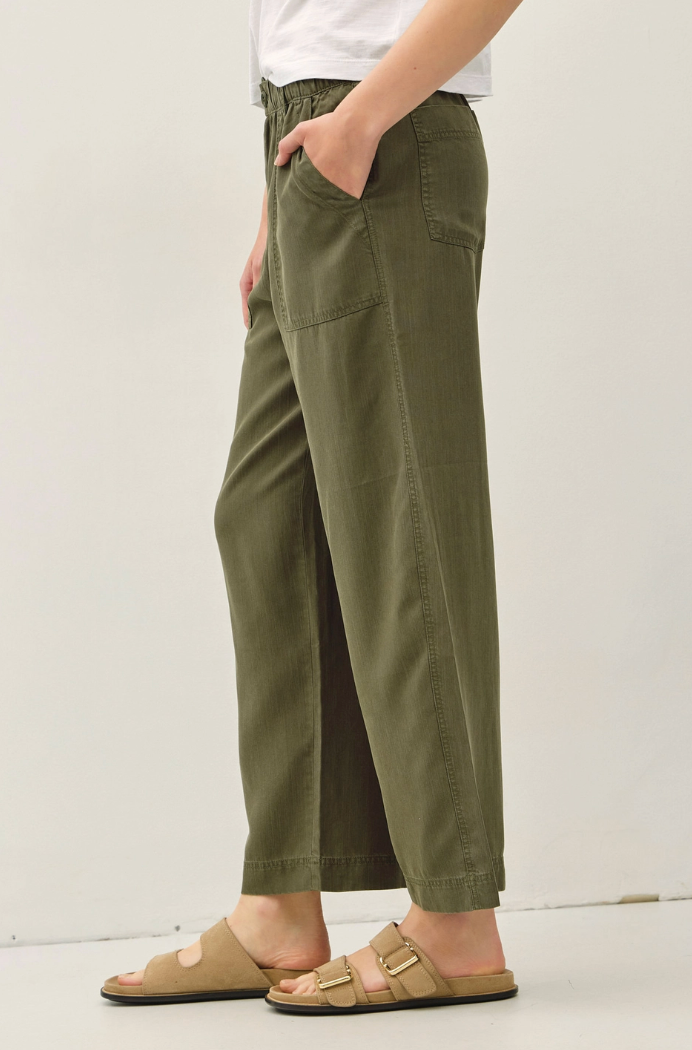 Wide Leg Tencel Pant