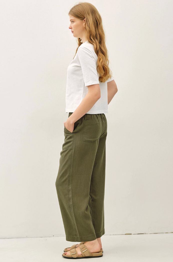 Wide Leg Tencel Pant