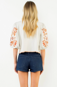 Floral Embroidered Top