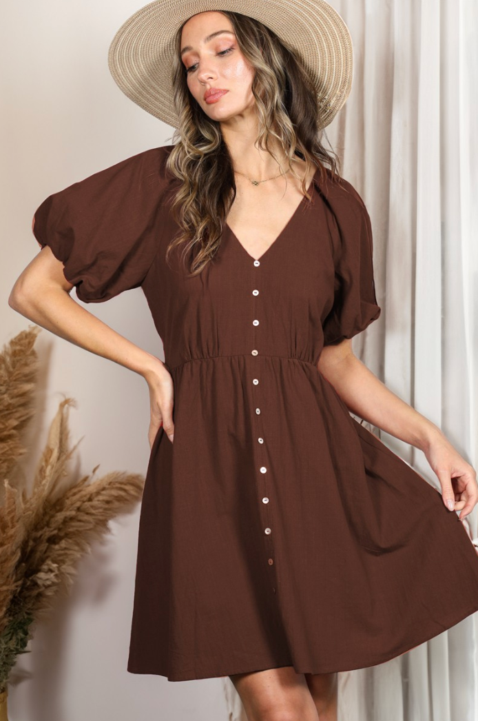 Romantic V-Neck Dress