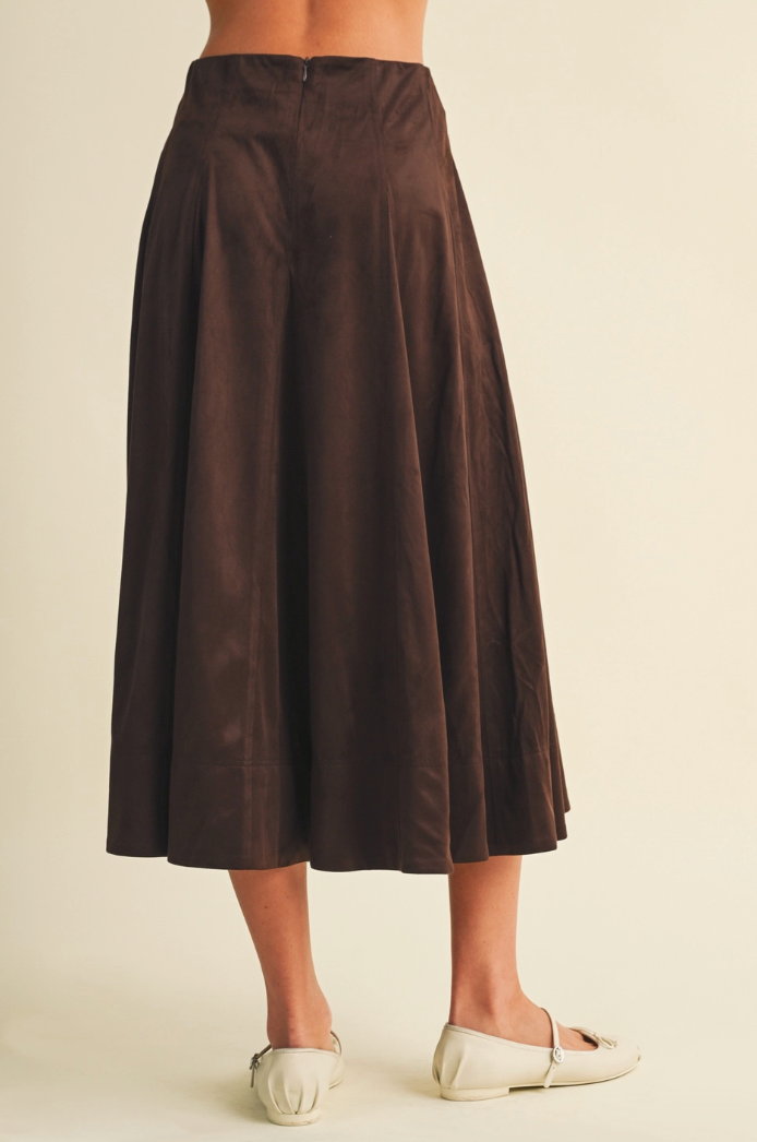 A-Line Midi Skirt