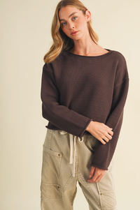 Bateau Neck Sweater